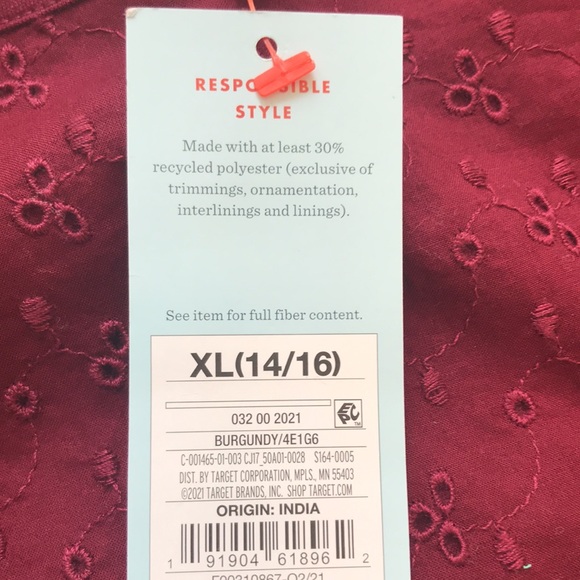 NWT! Cat & Jack embroidered tee shirt - Picture 5 of 6